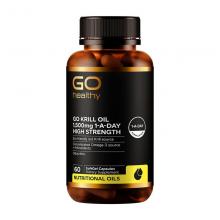Go Healthy高之源 Krill Oil高含量磷虾油 1500mg 60c （运输途中的物理变化，融化、断裂、变形、结冰等情况，不予理赔）